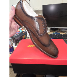 BOXLOT 10 X Porecan Mens Derby Shoes Size 8